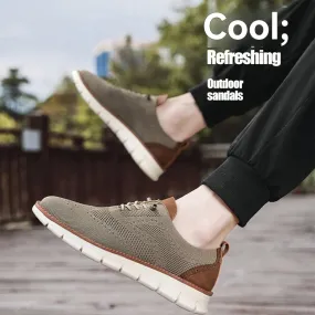 Mens Shoes Casual Sneakers,Mesh Dress Shoes for Men,Mens Wearbreeze Shoes,Breeze Shoes for Men,Loafers Slip On Shoes,Comfortable Lightweight Fashion Walking Business Lace-Up Oxford Shoes for Men