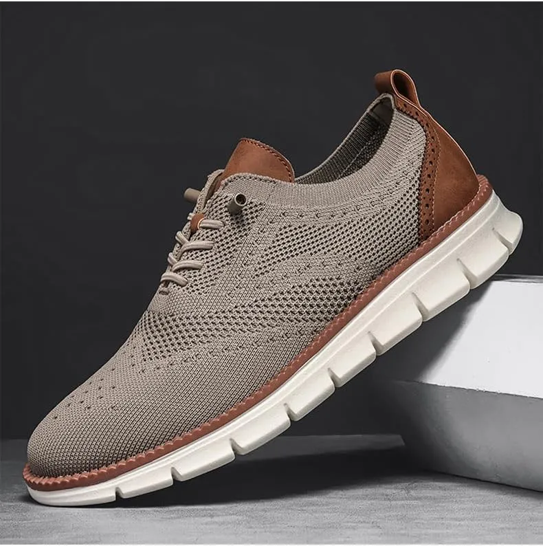 Mens Shoes Casual Sneakers,Mesh Dress Shoes for Men,Mens Wearbreeze Shoes,Breeze Shoes for Men,Loafers Slip On Shoes,Comfortable Lightweight Fashion Walking Business Lace-Up Oxford Shoes for Men