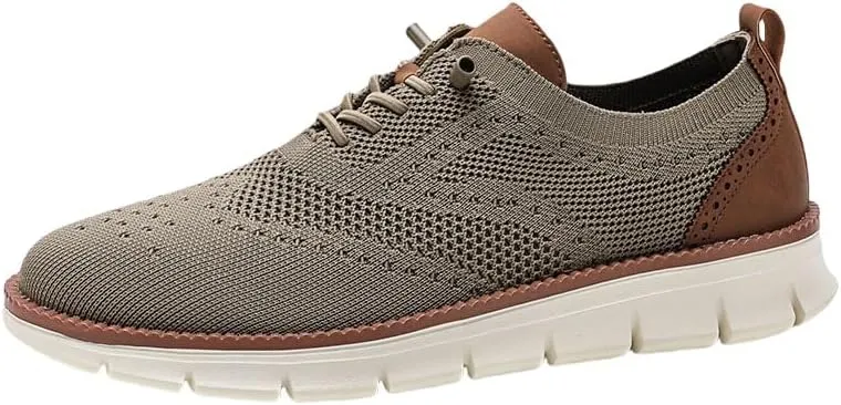Mens Shoes Casual Sneakers,Mesh Dress Shoes for Men,Mens Wearbreeze Shoes,Breeze Shoes for Men,Loafers Slip On Shoes,Comfortable Lightweight Fashion Walking Business Lace-Up Oxford Shoes for Men