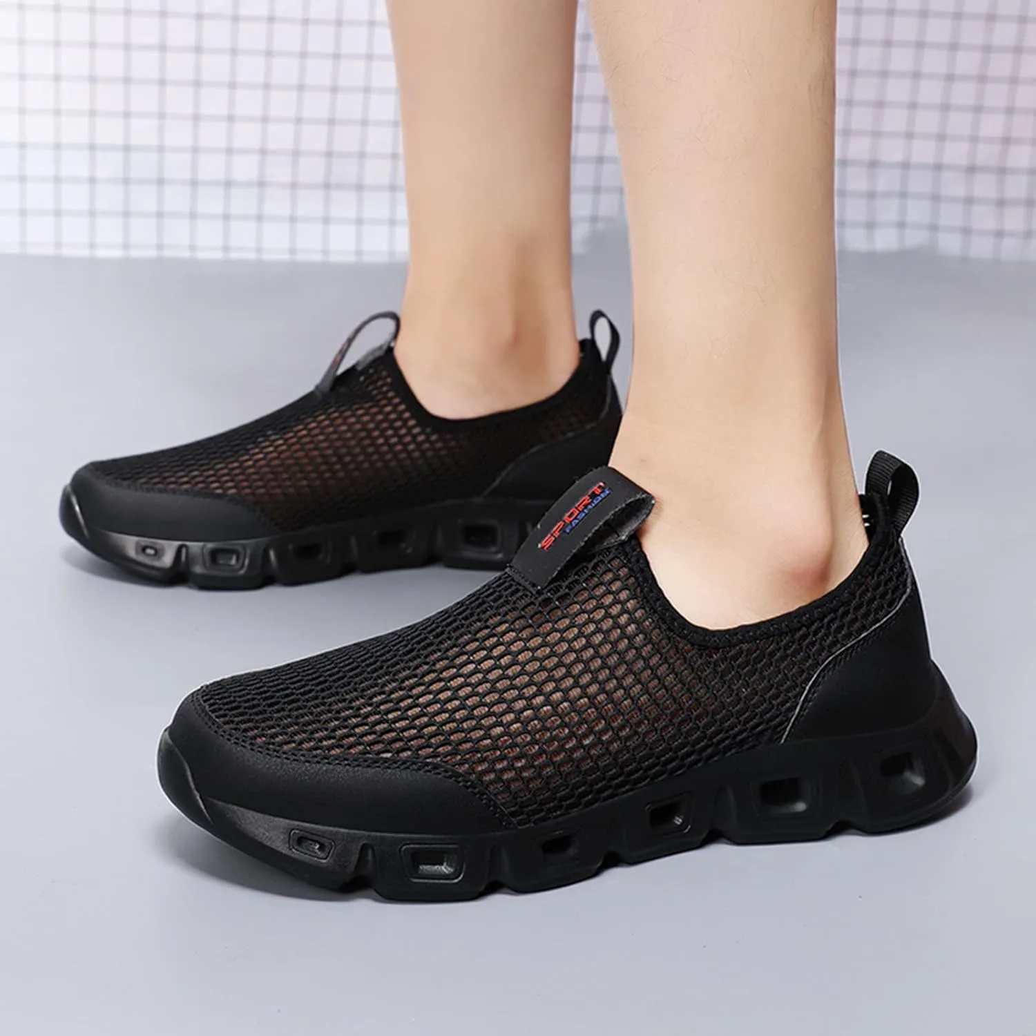 Men's Shoes Men's Fashion Sneakers Tennis Shoe for Men Slip on Shoe for Men Sport Running Trail Sneaker