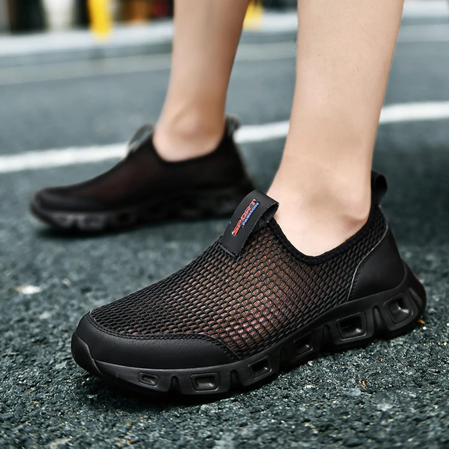 Men's Shoes Men's Fashion Sneakers Tennis Shoe for Men Slip on Shoe for Men Sport Running Trail Sneaker