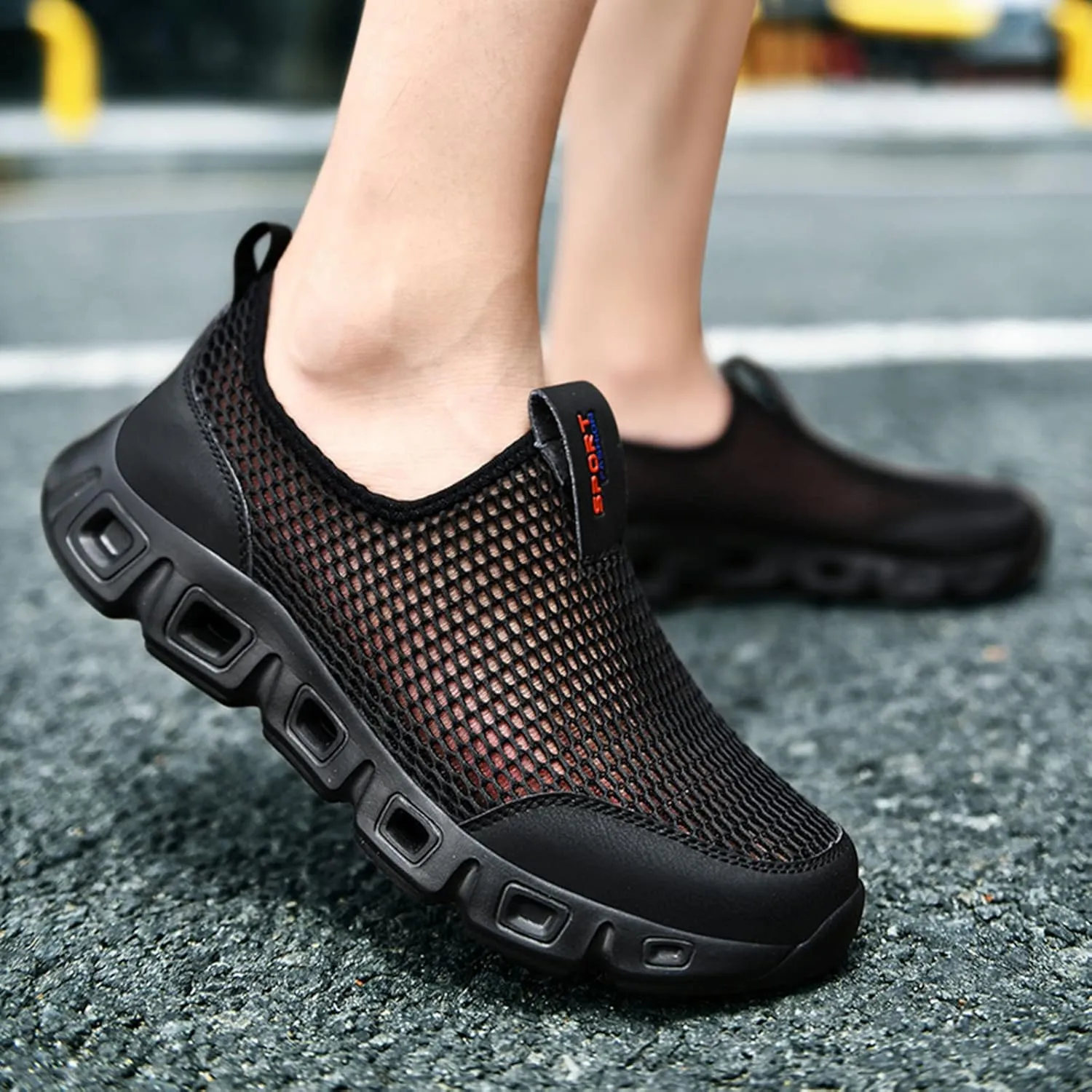 Men's Shoes Men's Fashion Sneakers Tennis Shoe for Men Slip on Shoe for Men Sport Running Trail Sneaker