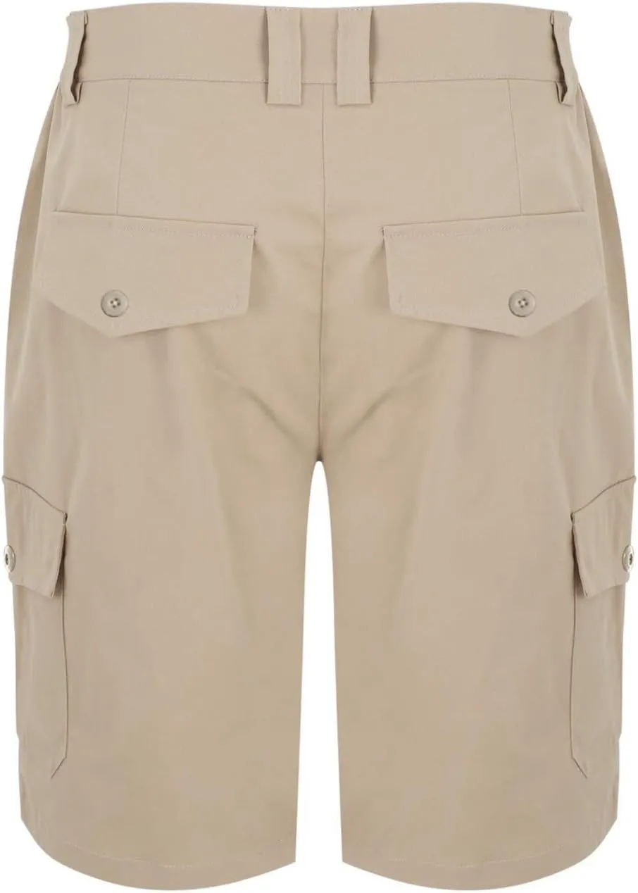 Mens Shorts Cargo Cotton Shorts Relaxed Fit Men Running Hiking Shorts Casual Shorts Elastic Waist Multic-Pocket