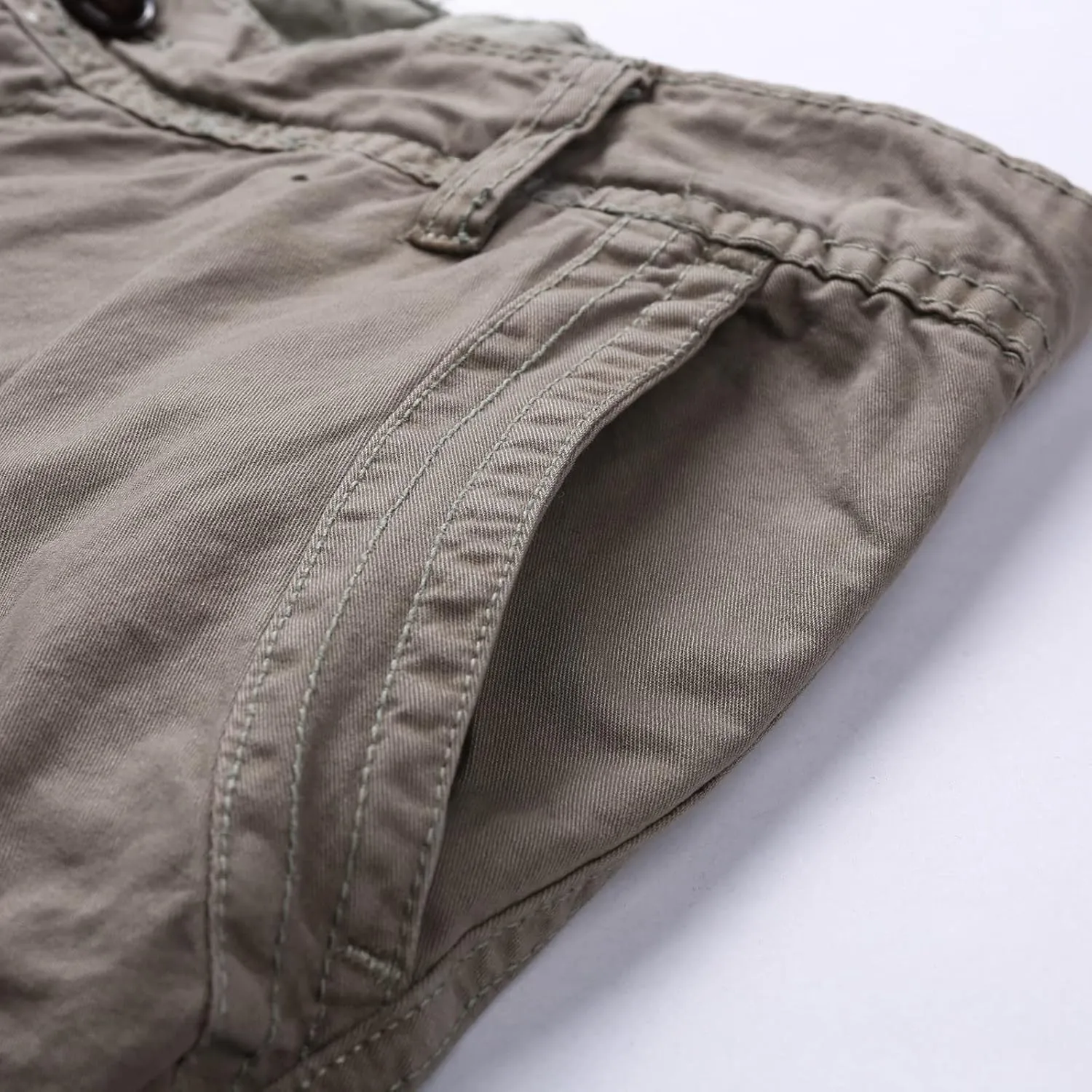 Mens Shorts Cargo Men's Hiking Cargo Shorts with 6 Pockets Lightweight Stretch Shorts Outdoor Fishing Golf Shorts
