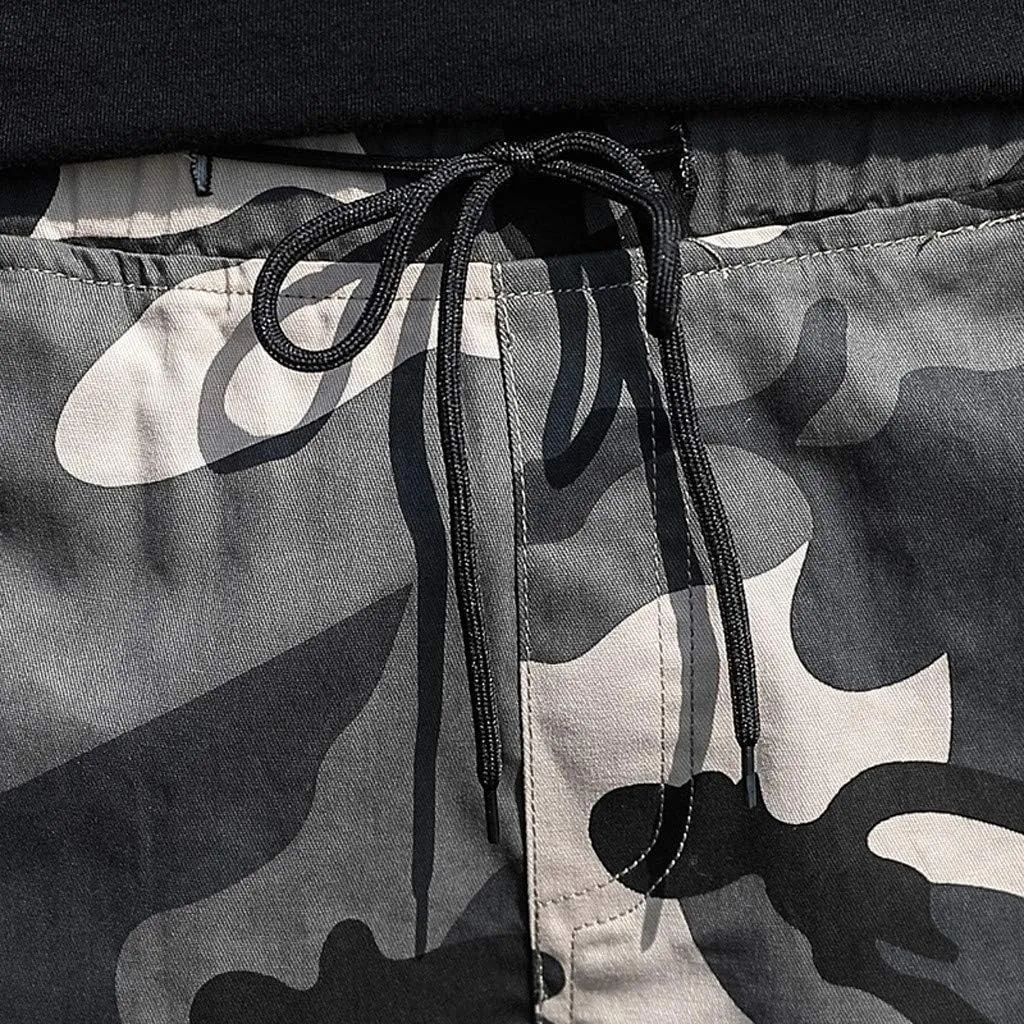 Mens Shorts CasualMen's Hiking Cargo Shorts Casual Camouflage with Zipper Multi-Pockets Lightweight Golf Shorts