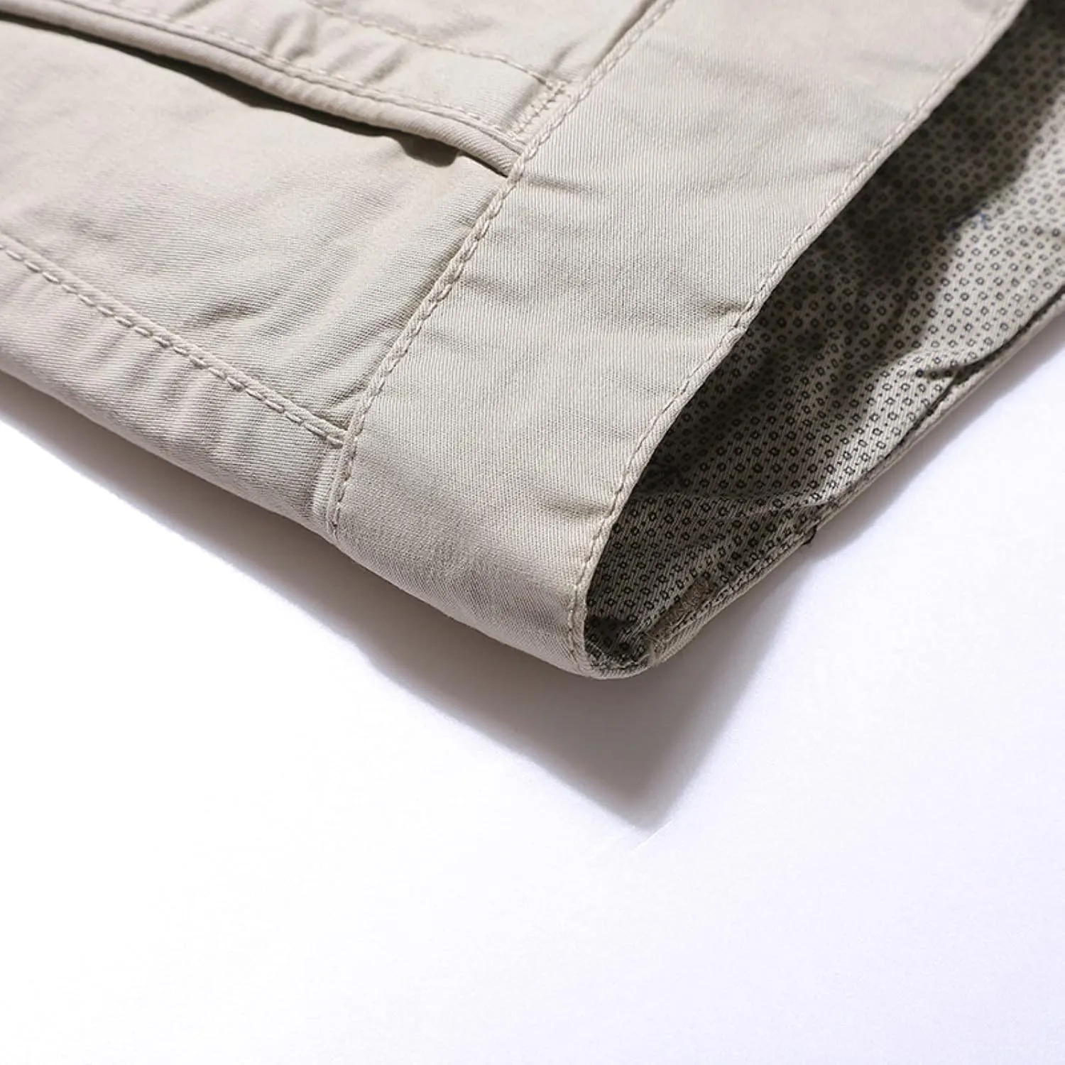 Mens Shorts CasualMen's Lightweight Solid Straight Outdoor Hiking Cargo Shorts Summer Flat Shorts Button up Shorts