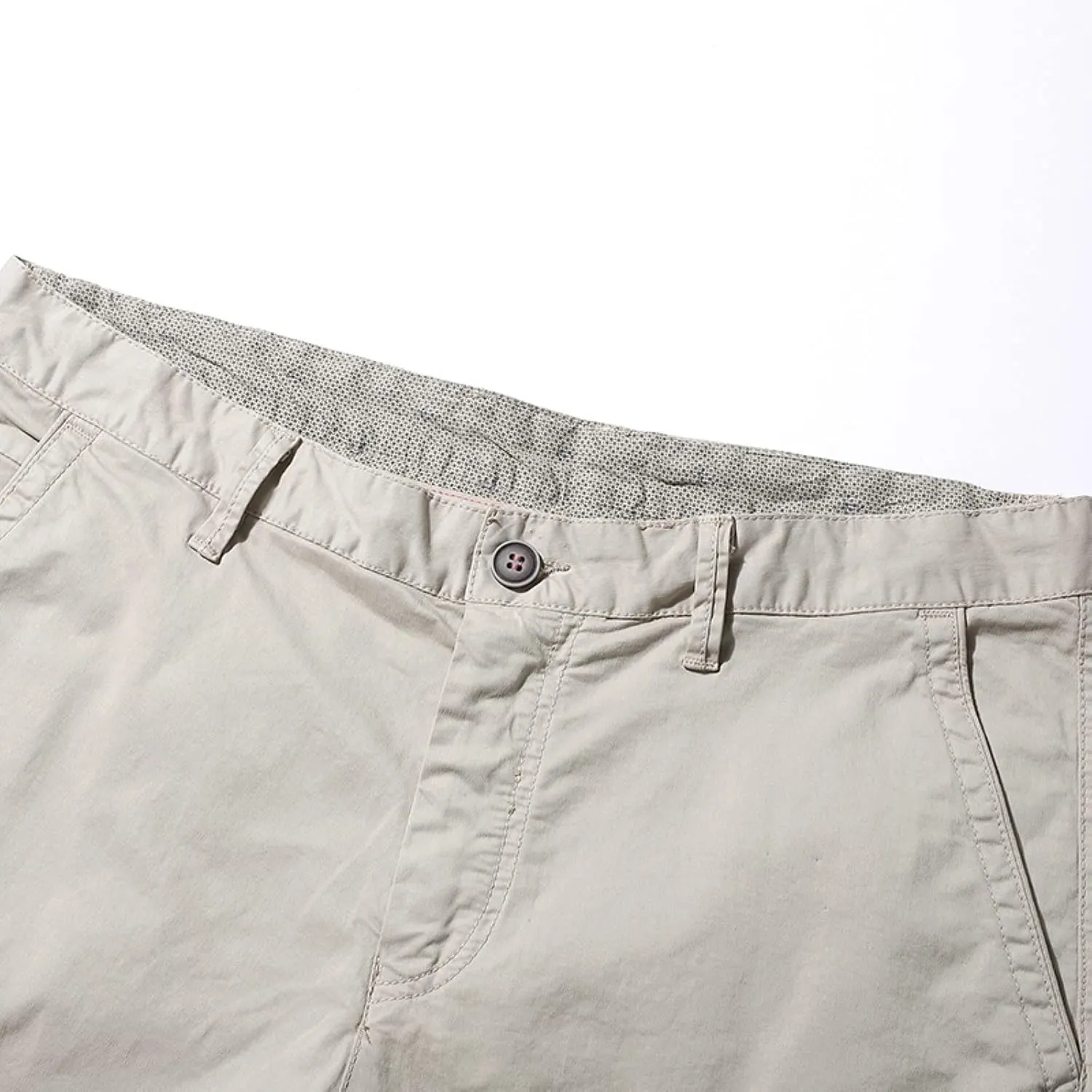 Mens Shorts CasualMen's Lightweight Solid Straight Outdoor Hiking Cargo Shorts Summer Flat Shorts Button up Shorts