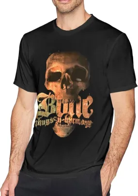 Mens T-Shirts Short Sleeve Crew Tee Teenager Funny Summer Cotton Shirts