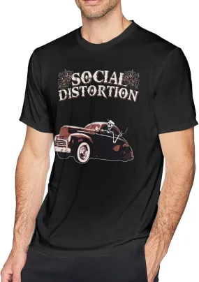 Mens T-Shirts Short Sleeve Crew Tee Teenager Funny Summer Cotton Shirts