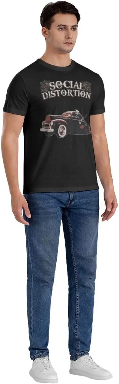 Mens T-Shirts Short Sleeve Crew Tee Teenager Funny Summer Cotton Shirts