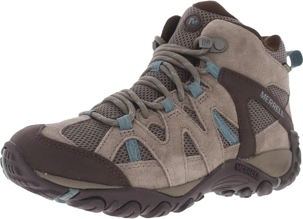 Merrell Womens Deverta 2 Mid Suede Fitness Hiking Shoes