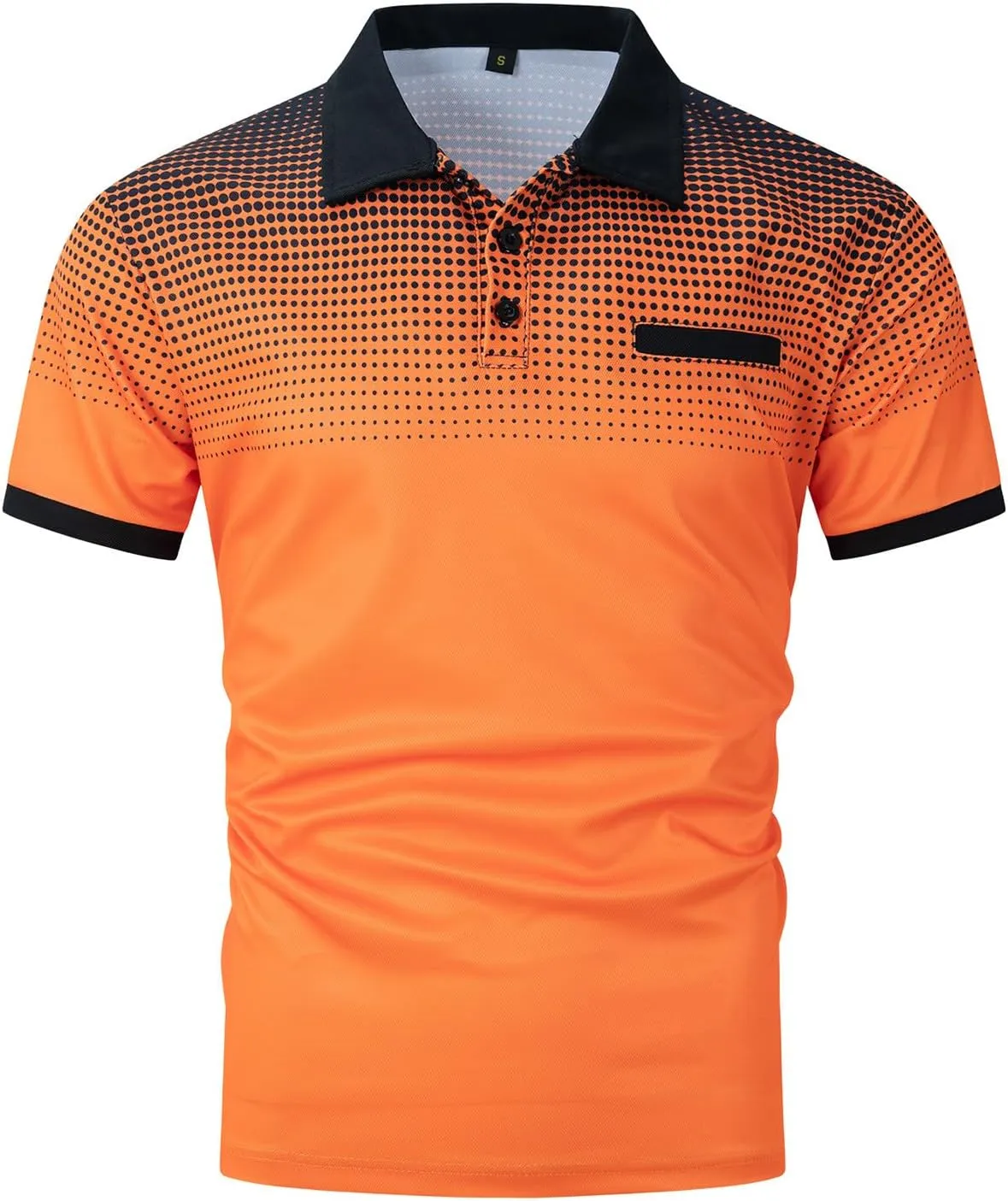 Muscularfit Big and Tall Shirts for Men Button Down Short Sleeve Henley Shirt Summer Casual Stylish Gym Worko Pullover Tops