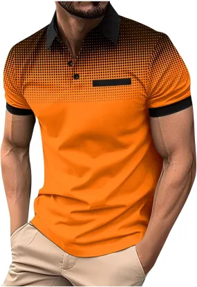 Muscularfit Big and Tall Shirts for Men Button Down Short Sleeve Henley Shirt Summer Casual Stylish Gym Worko Pullover Tops