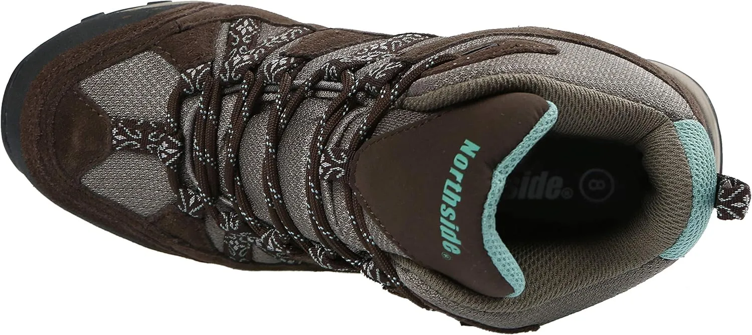 Northside Womens Freemont Leather Mid Waterproof Hiking Boot