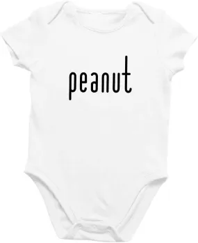 Onesie Organic Baby One Piece Short Sleeve Cute Bodysuit, 0-12 Months - Grown Local | Peanut