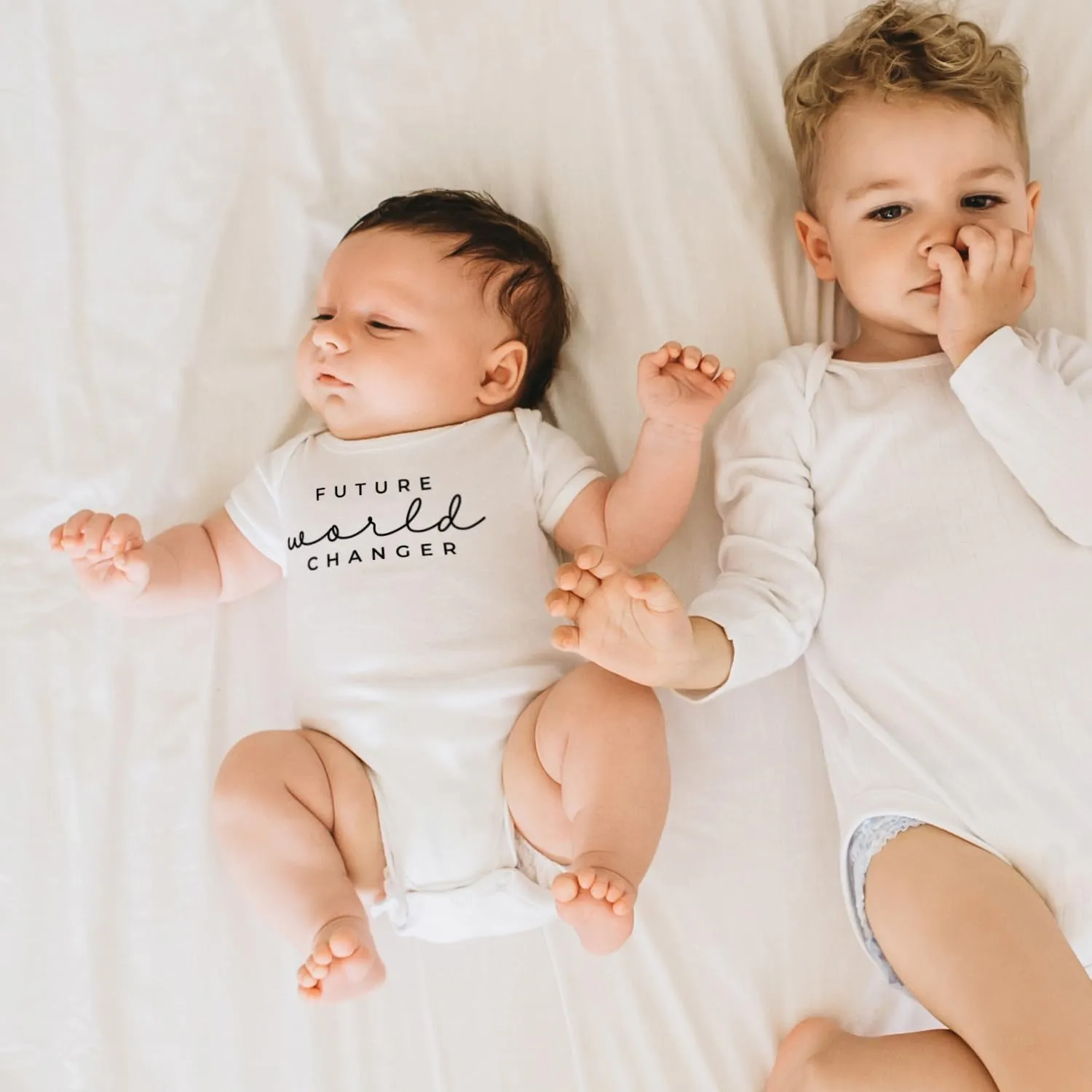 Organic GOTS Certified Baby Onesie Unisex Bodysuit 0-18 months - Baby Pregnancy Announcement