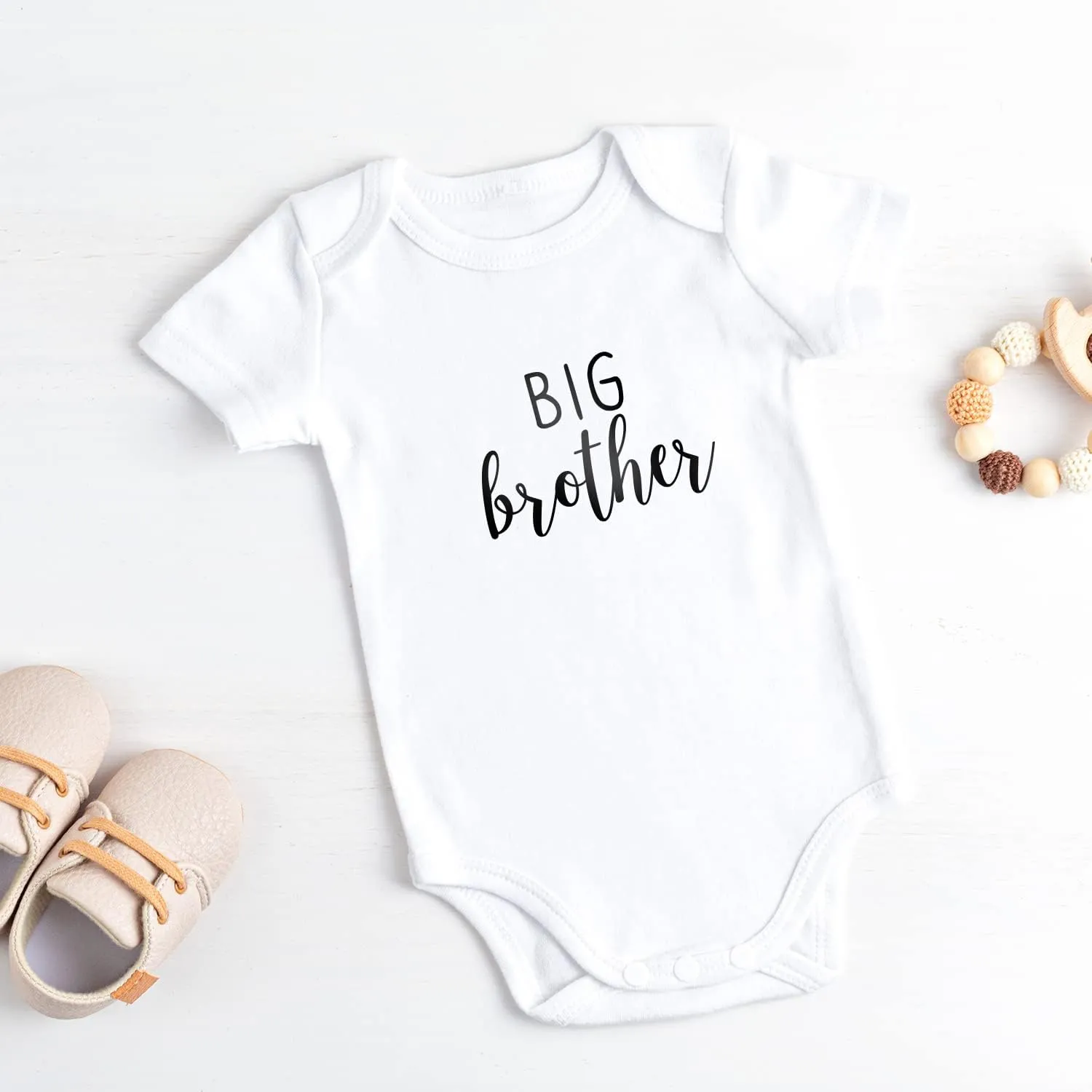 Organic GOTS Certified Baby Onesie Unisex Bodysuit 0-18 months - Pregnancy Announcement - Gender Reveal Onesies
