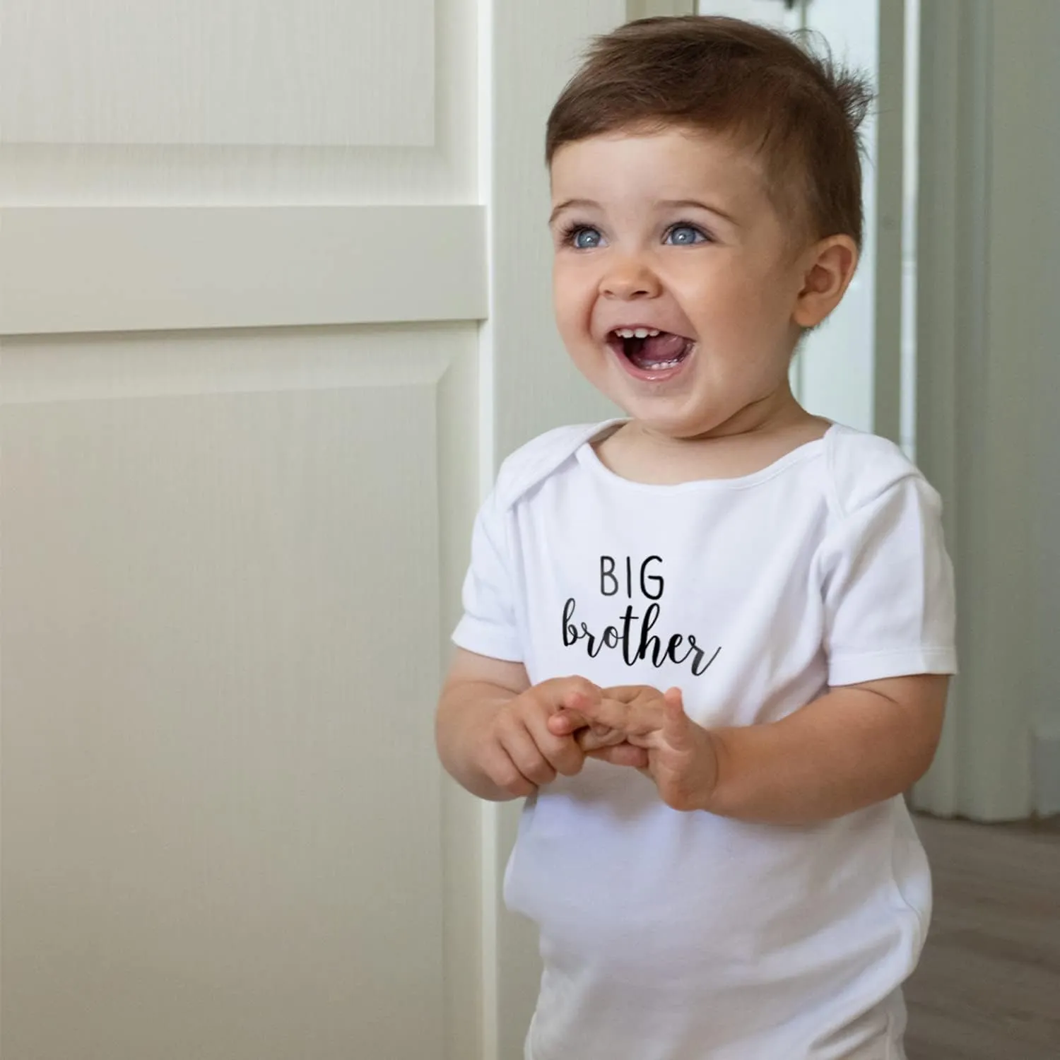 Organic GOTS Certified Baby Onesie Unisex Bodysuit 0-18 months - Pregnancy Announcement - Gender Reveal Onesies