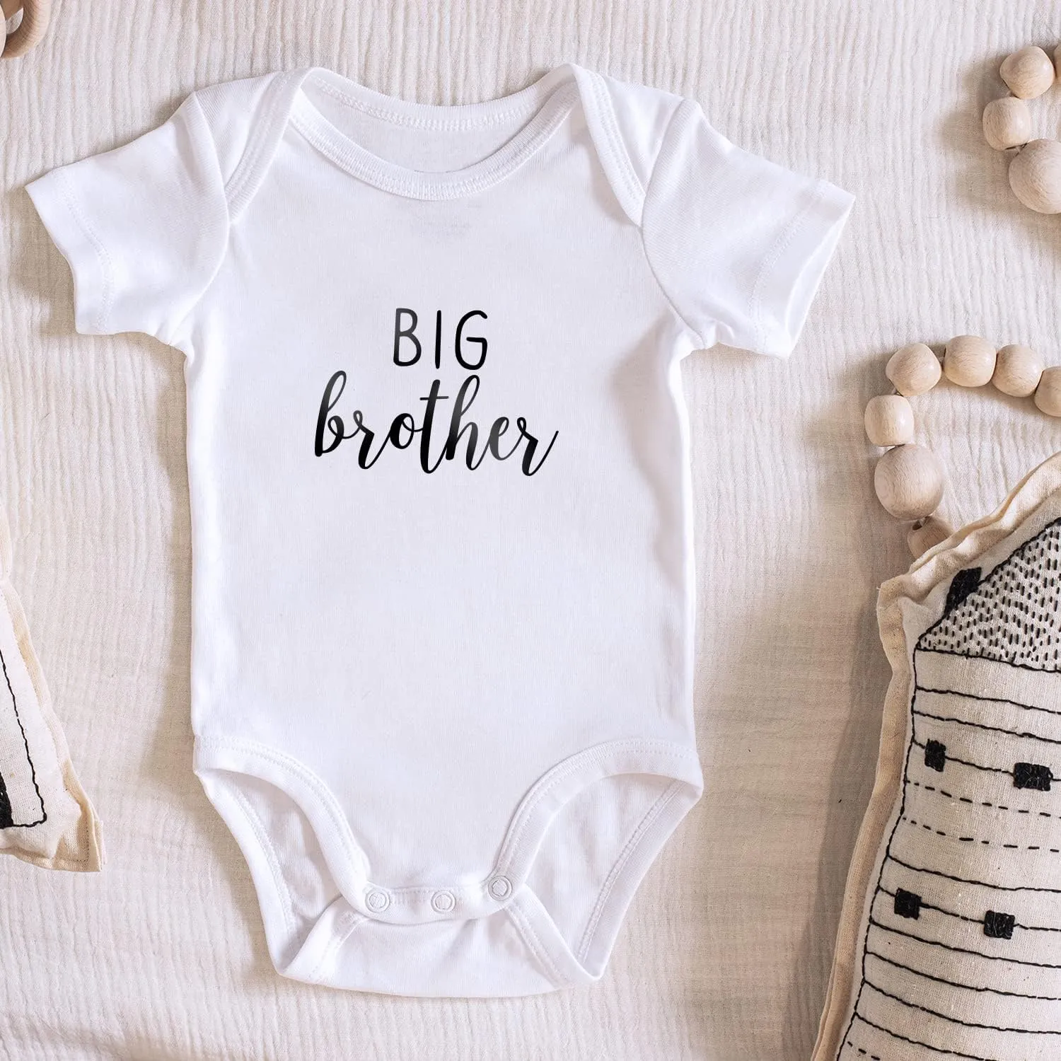 Organic GOTS Certified Baby Onesie Unisex Bodysuit 0-18 months - Pregnancy Announcement - Gender Reveal Onesies