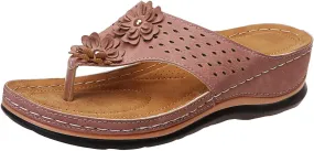 Orthopedic Flip Flop Orthotic Wide Sandals Women Orthopedic Womens Walking Sandals Comfortable Orthopedic Womens Summer Walking Sandals Arch Support Orthopedic Comfort Sandals with Arch Support