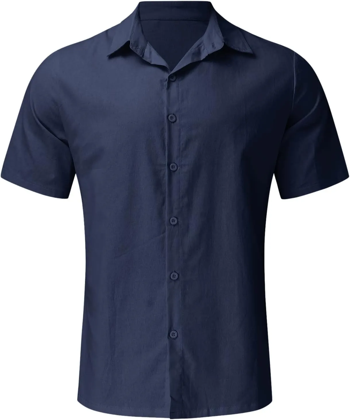 Oversized Button Down Shirts Textured Linen Shirts for Men Short Sleeve Button Down Summer Beach Vacation Knit