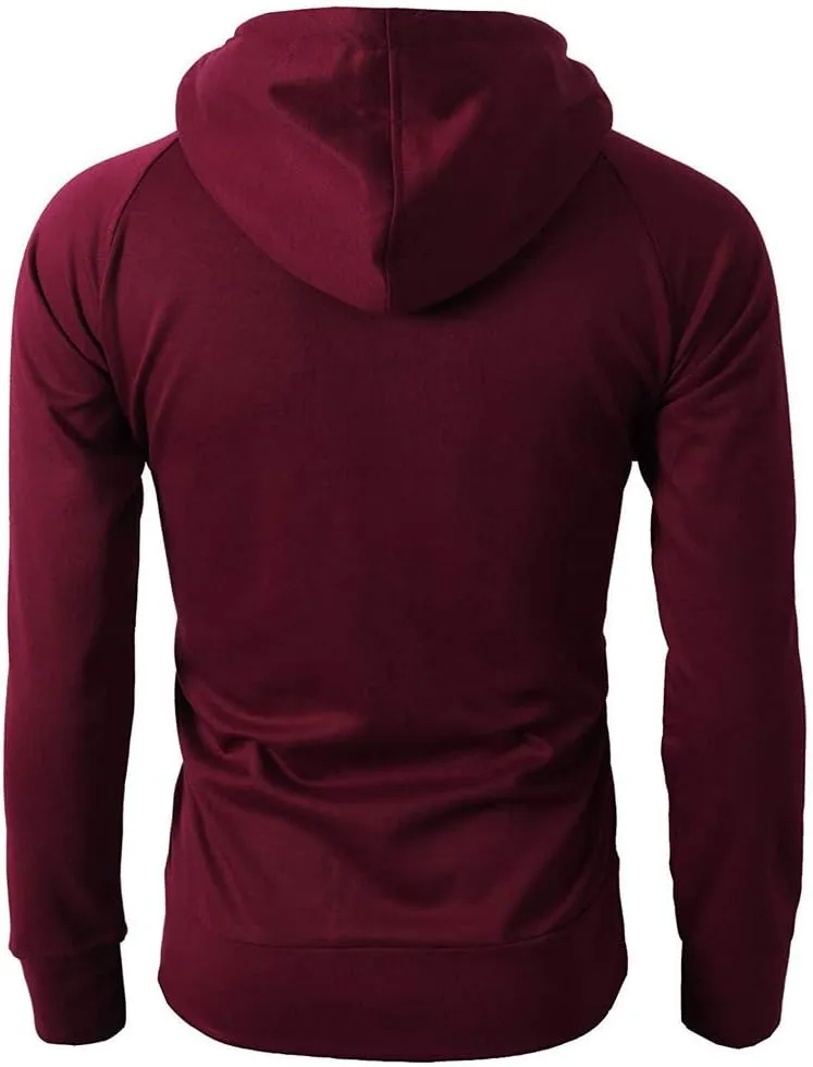 peqiut Mens Jacket Casual Long Sleeve Sport Hoodie Solid Color Mens Winter Jackets Fleece Zip Up Coats with Pockets Comfort