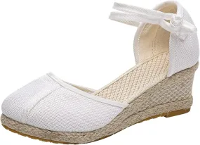 Platform Sandals Women Slip on Wedge Sandal Comfortable Wedge Shoes Womens Sandals Comfortable Dressy