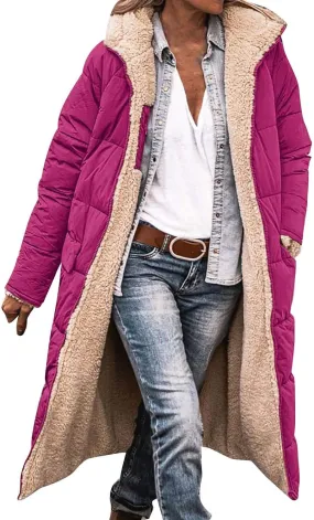 Prime 2024 Today Deals Jacket Women Womens Lightweight Quilted Jacket Hooded Wool Coat Women Fluffy Hoodie Womens Fall Trench Coat Fall Womens Outfits