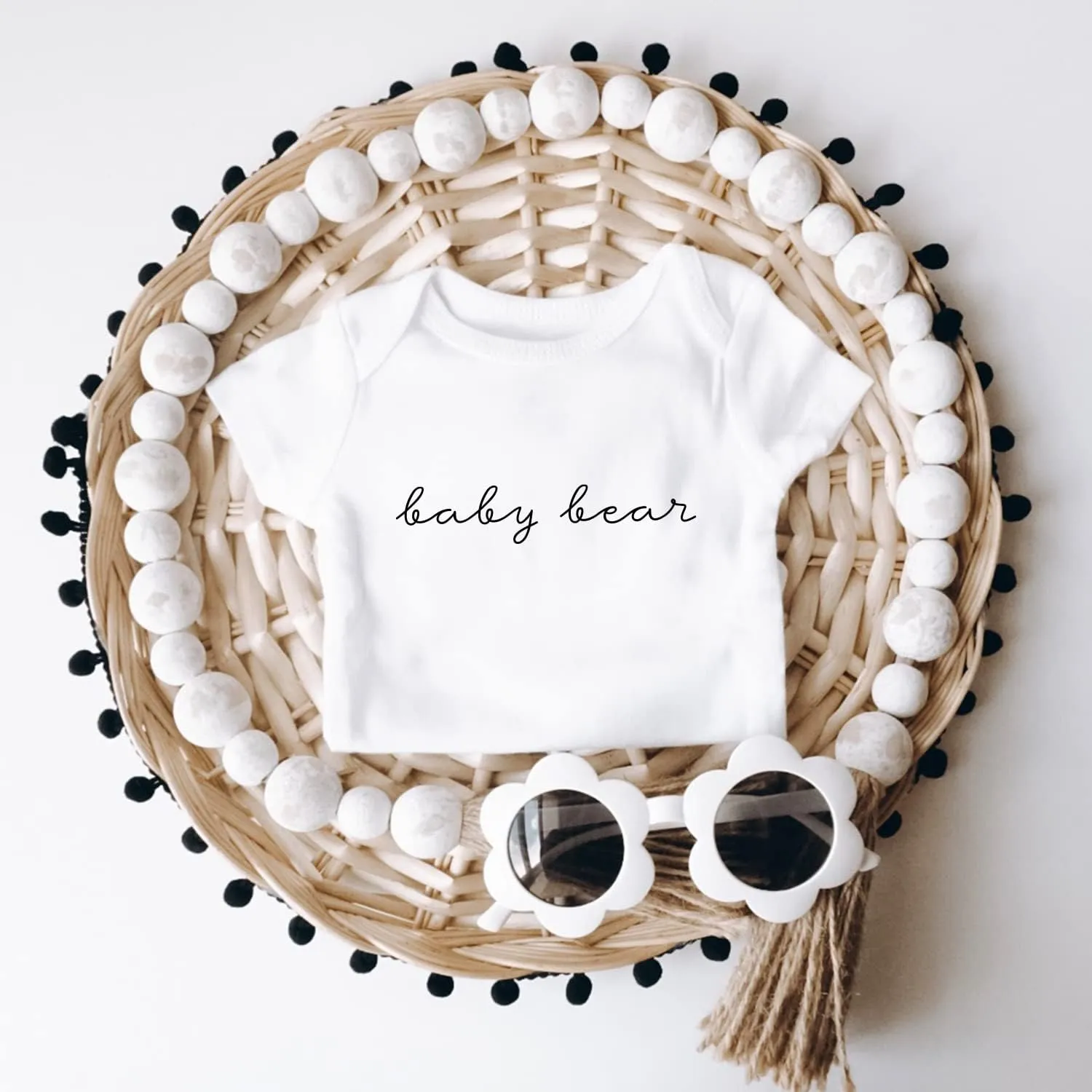 Printique Organic GOTS Certified Baby Onesie Unisex Bodysuit 0-18 months - Cute Animal Quotes