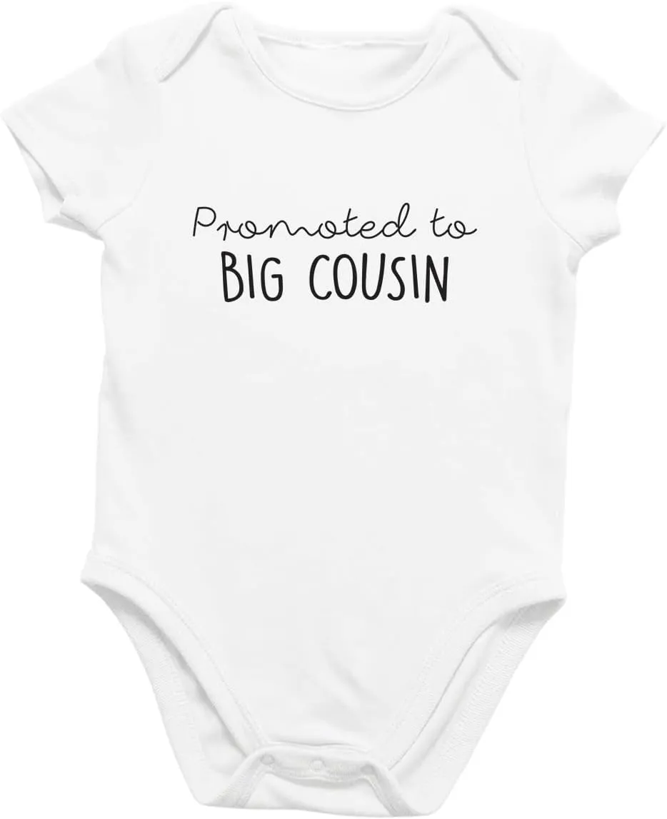 Printique Organic GOTS Certified Baby Onesie Unisex Bodysuit 0-18 months - Family Baby Announcement