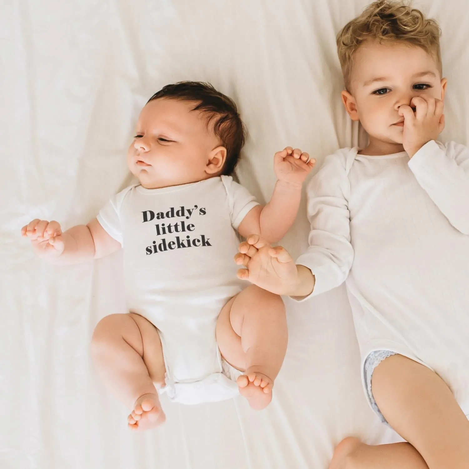 Printique Organic GOTS Certified Baby Onesie Unisex Bodysuit 0-18 months - For Dad Daddy