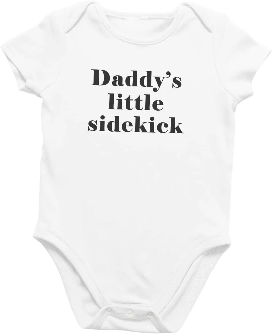 Printique Organic GOTS Certified Baby Onesie Unisex Bodysuit 0-18 months - For Dad Daddy