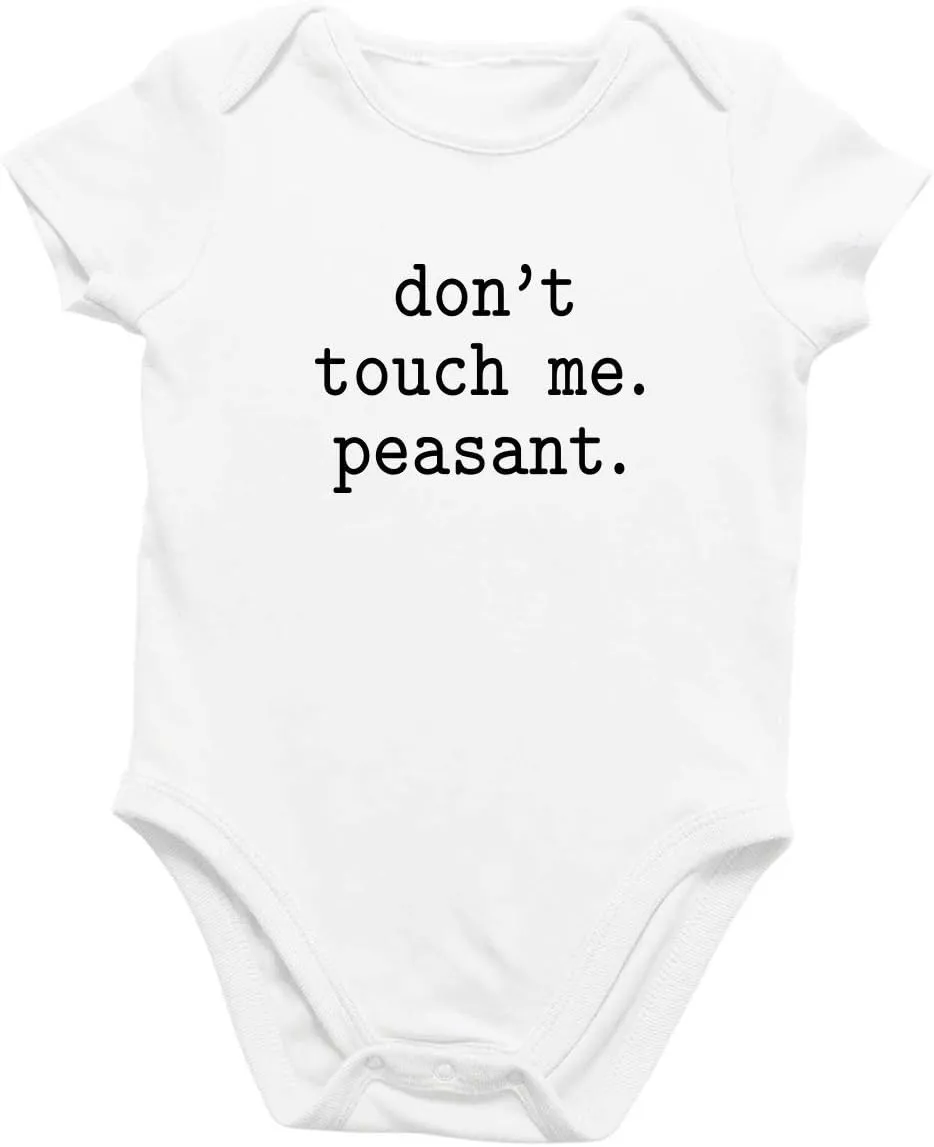 Printique Organic GOTS Certified Baby Onesie Unisex Bodysuit 0-18 months - Funny Quotes