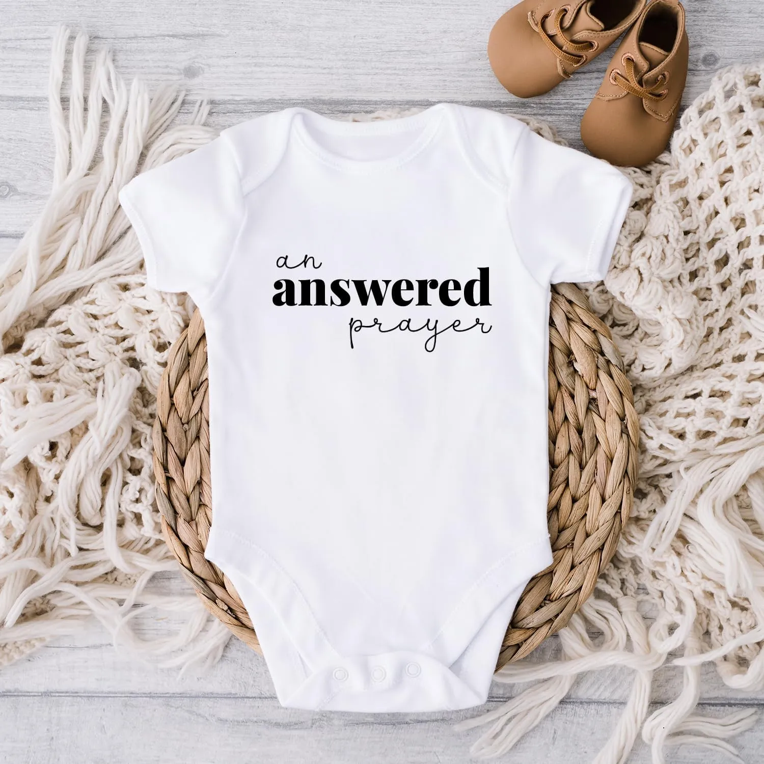 Printique Organic GOTS Certified Baby Onesie Unisex Bodysuit 0-18 months - Funny Quotes