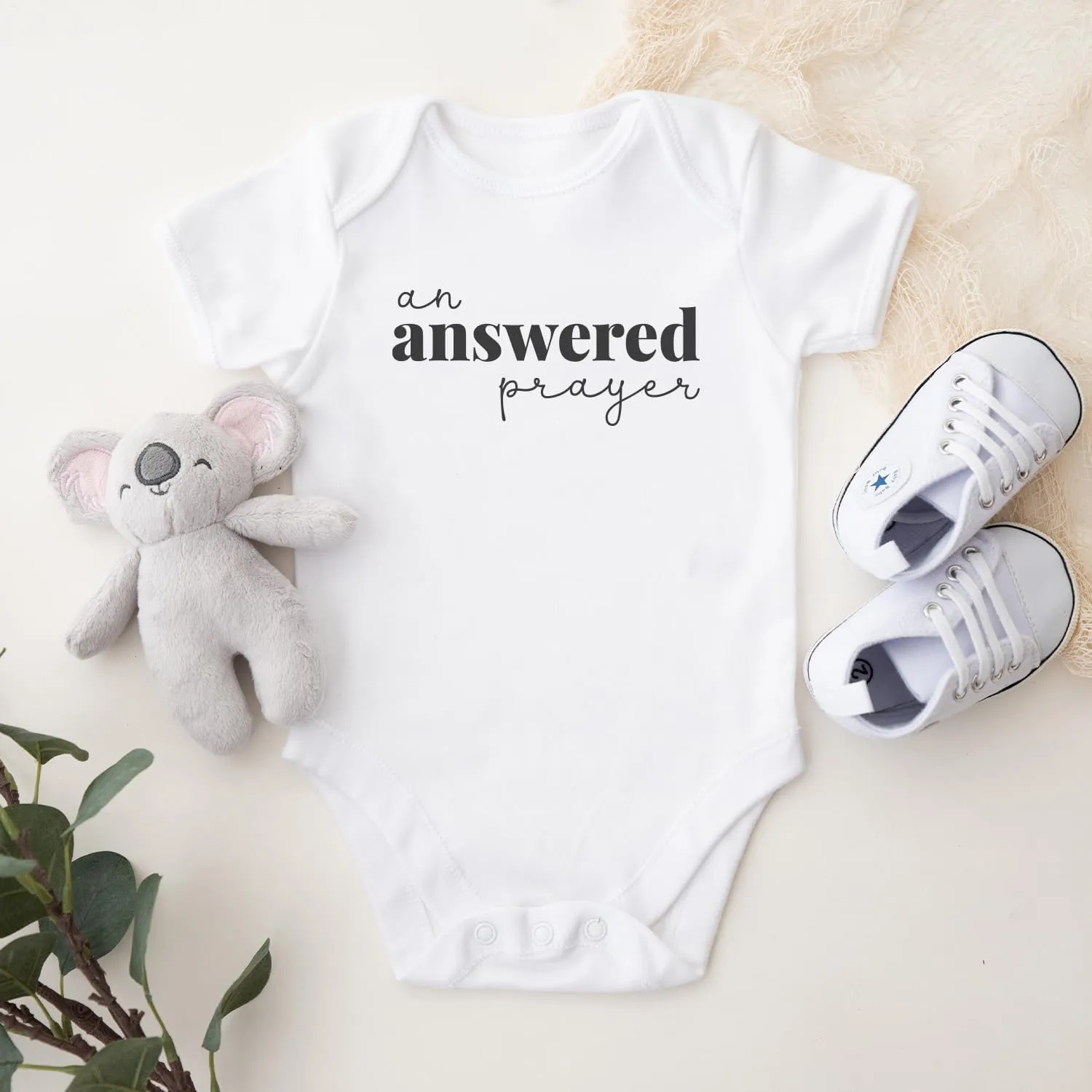 Printique Organic GOTS Certified Baby Onesie Unisex Bodysuit 0-18 months - Funny Quotes