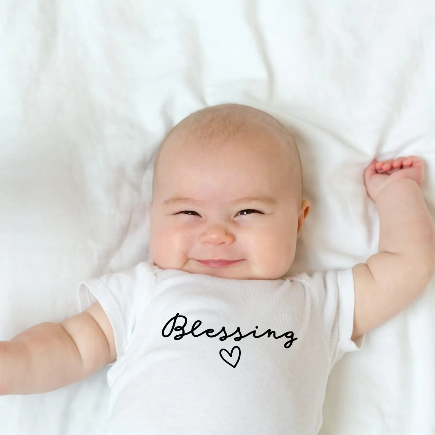 Printique Organic GOTS Certified Baby Onesie Unisex Bodysuit 0-18 months - Funny Quotes