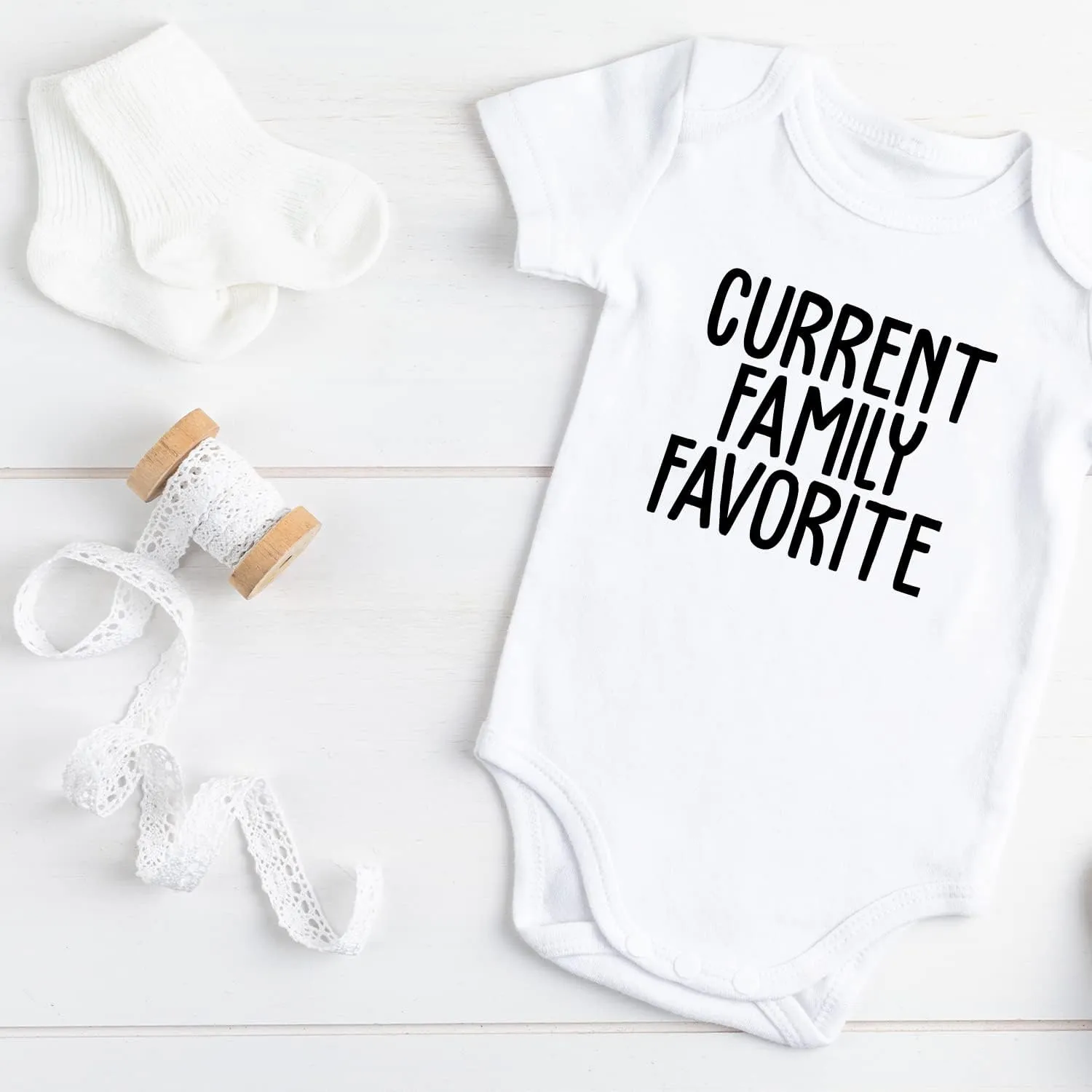 Printique Organic GOTS Certified Baby Onesie Unisex Bodysuit 0-18 months - Funny Sarcastic Quote