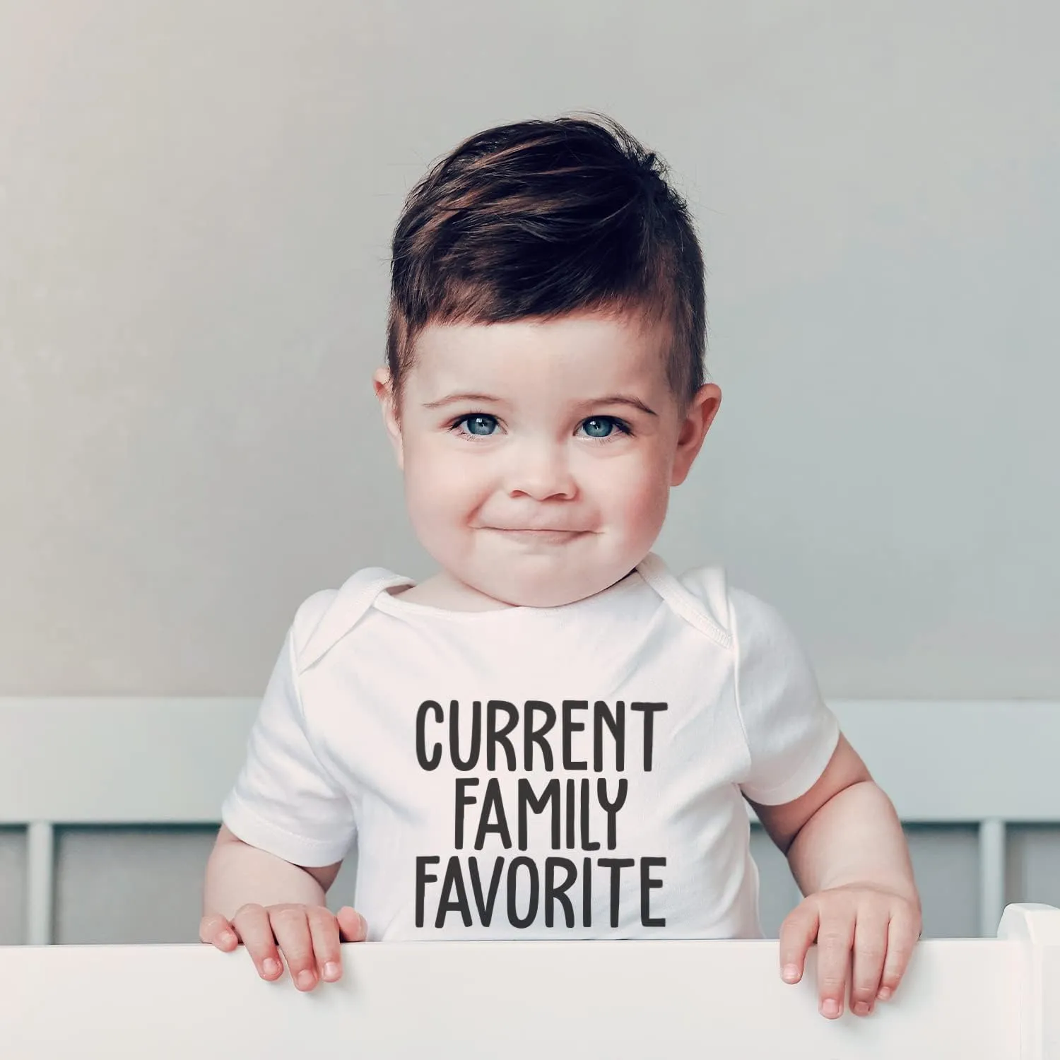 Printique Organic GOTS Certified Baby Onesie Unisex Bodysuit 0-18 months - Funny Sarcastic Quote