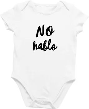 Printique Organic GOTS certified baby onesie unisex bodysuit 0-18 months - Funny Spanish Quotes