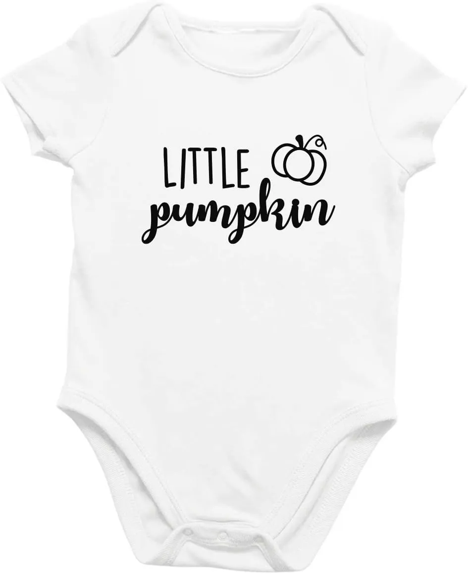 Printique Organic GOTS Certified Baby Onesie Unisex Bodysuit 0-18 months - Halloween Autumn Season