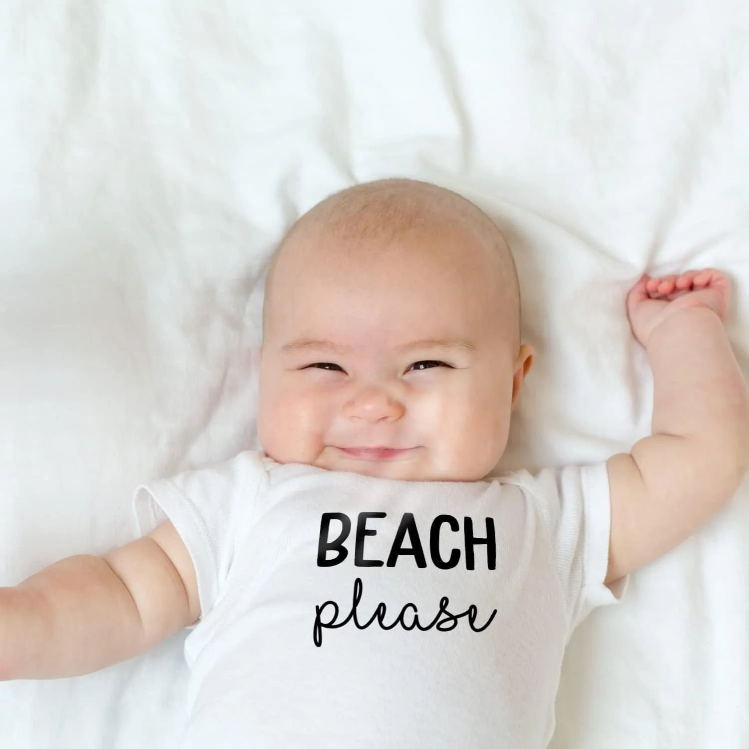 Printique Organic GOTS Certified Baby Onesie Unisex Bodysuit 0-18 months - Sarcastic Quotes