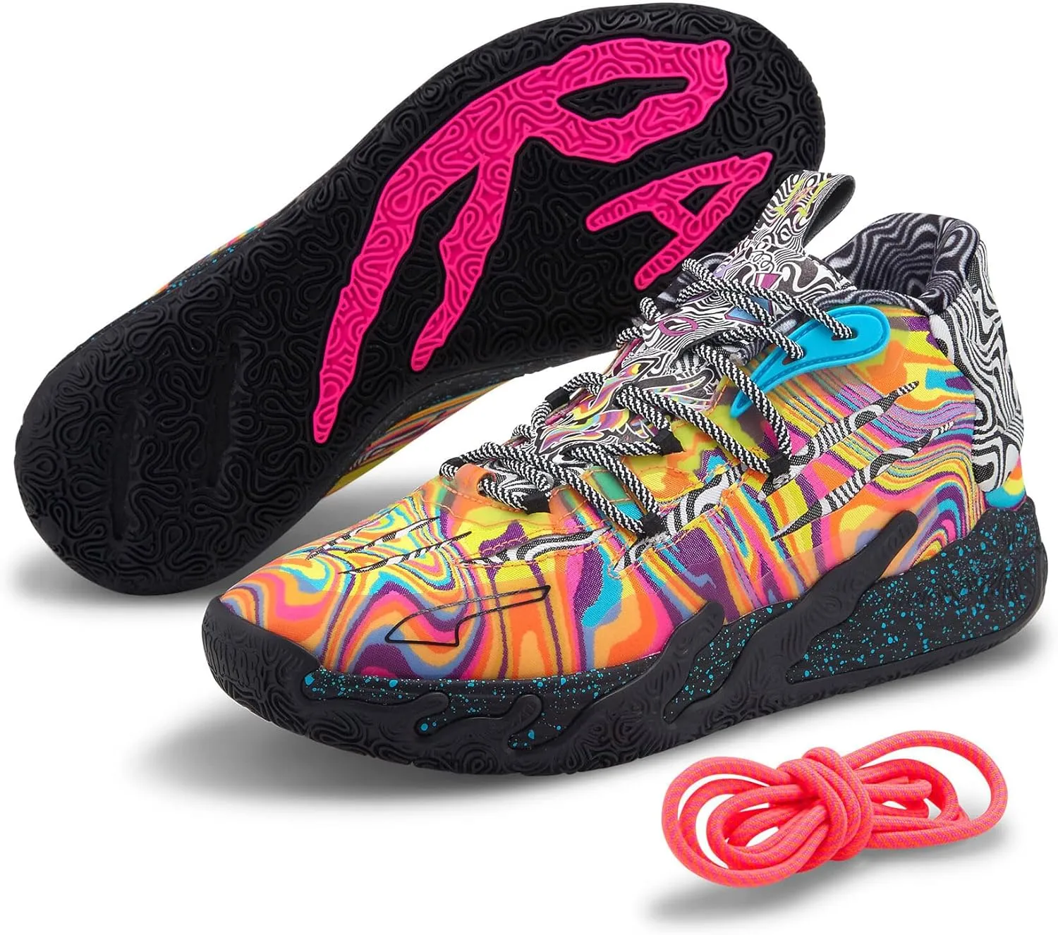Puma Mens Mb.03 X Dexter's Lab Basketball Sneakers Shoes - Multi