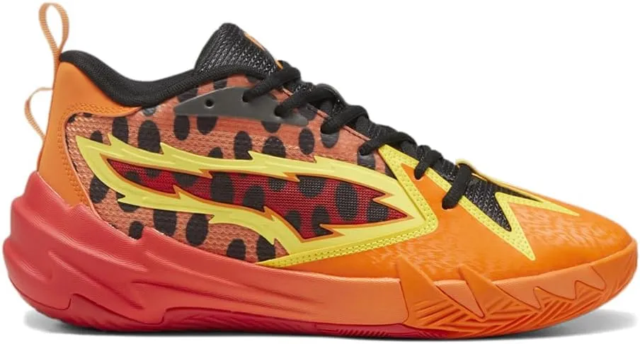 PUMA Mens Scoot Zeros X Cheetah Basketball Sneakers Shoes - Orange - Size 12 M