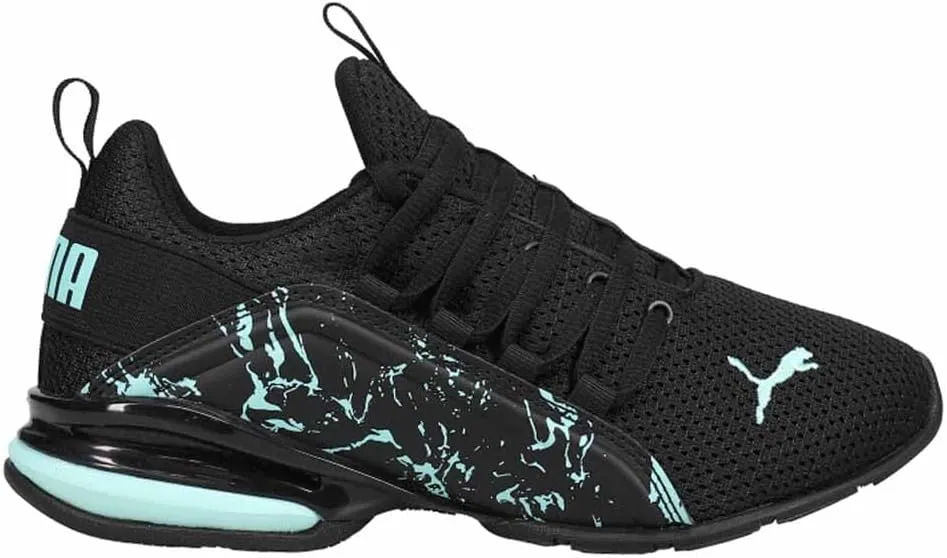 PUMA Womens Axelion Marble Training Sneakers Shoes - Black - Size 6.5 M