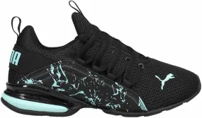 PUMA Womens Axelion Marble Training Sneakers Shoes - Black - Size 6.5 M