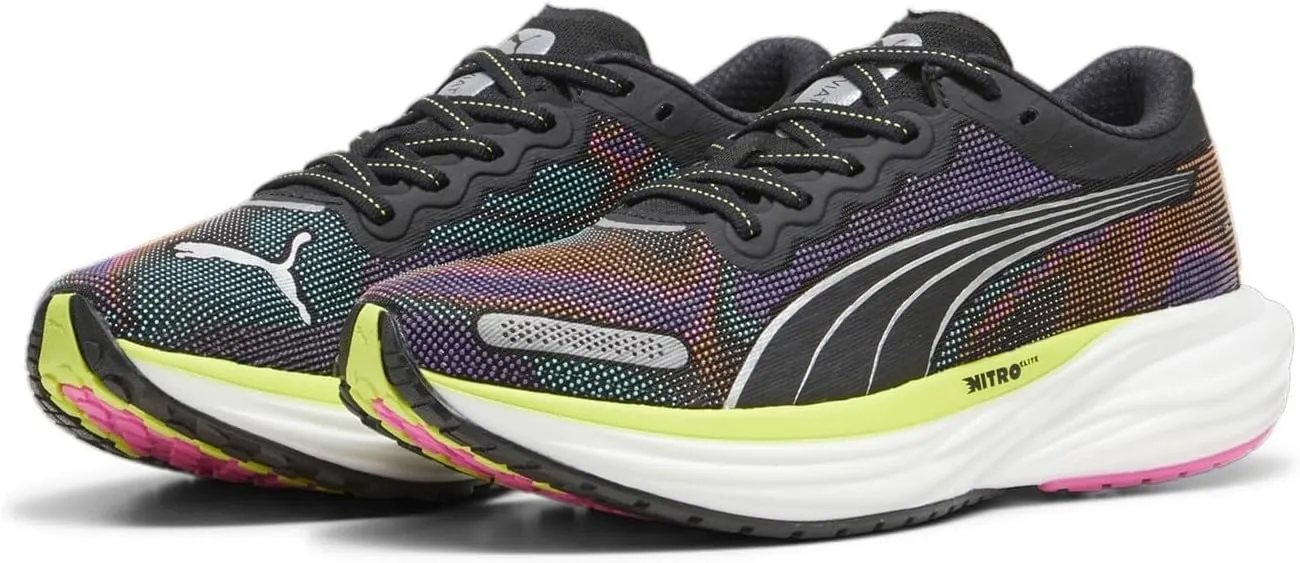 PUMA Womens Velocity Nitro 2 Running Sneakers Shoes - Pink
