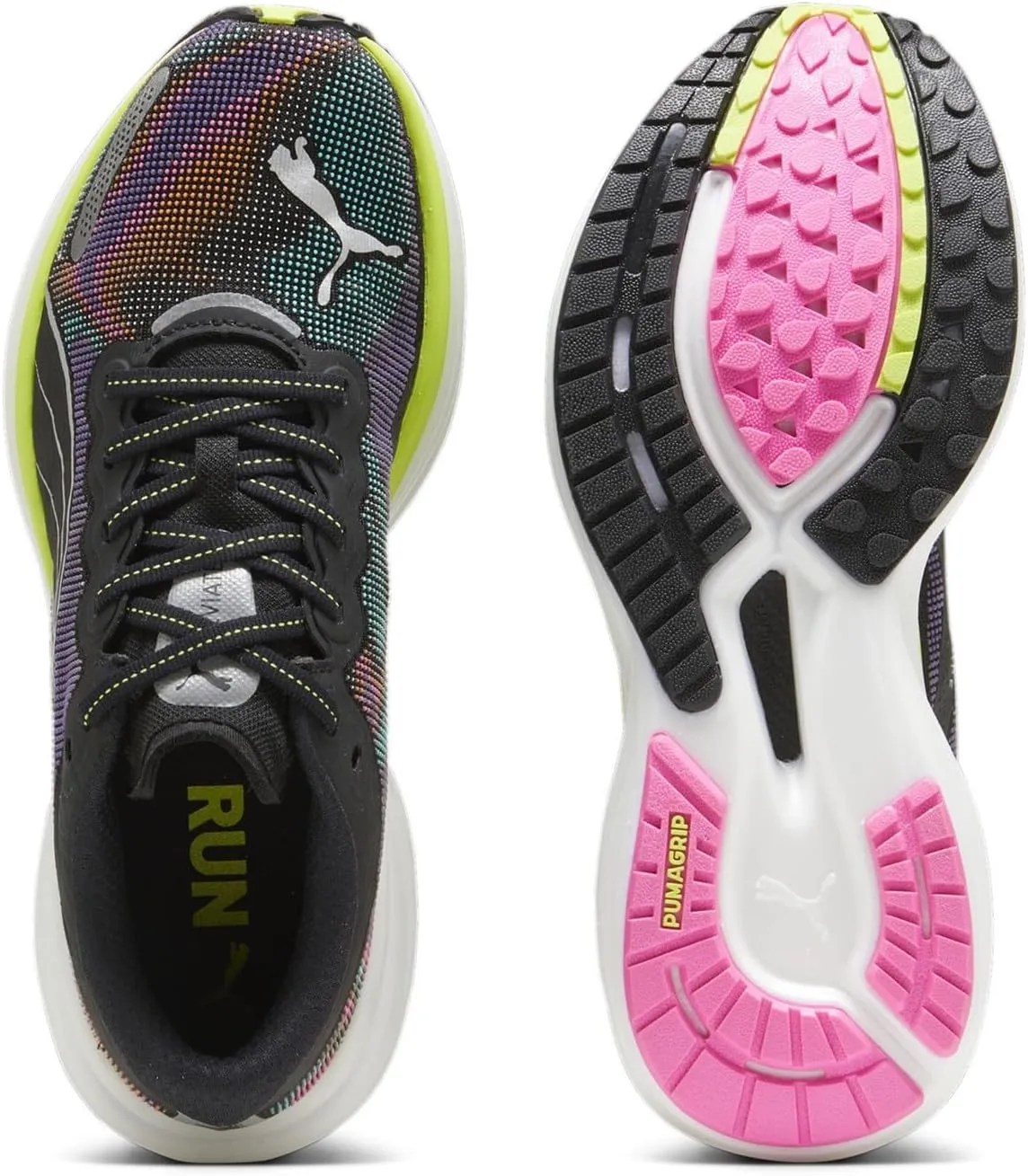 PUMA Womens Velocity Nitro 2 Running Sneakers Shoes - Pink