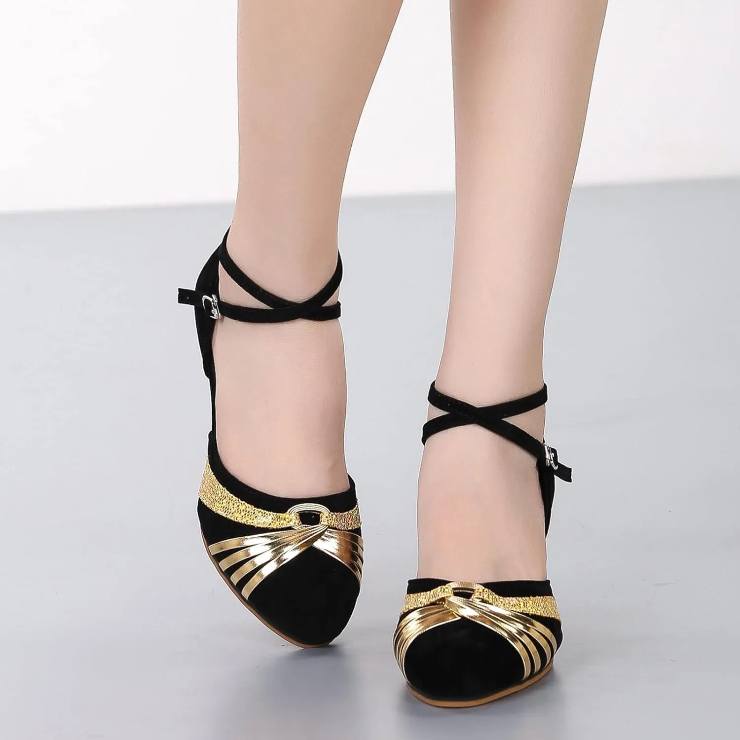 Pump Women Heels Ankle Strap High Heel Sandals for Women Womens High Heels Womens Chunk Low Heel Pump Sandal