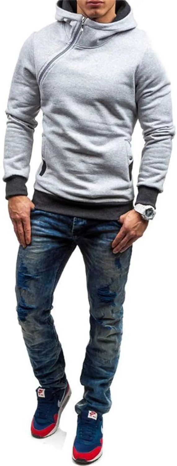Quarter Zip Pullover Men Fleece Hoodies Winter Sweatshirts Hoodies Long Sleeve Shirts Warm Fall Hoodies