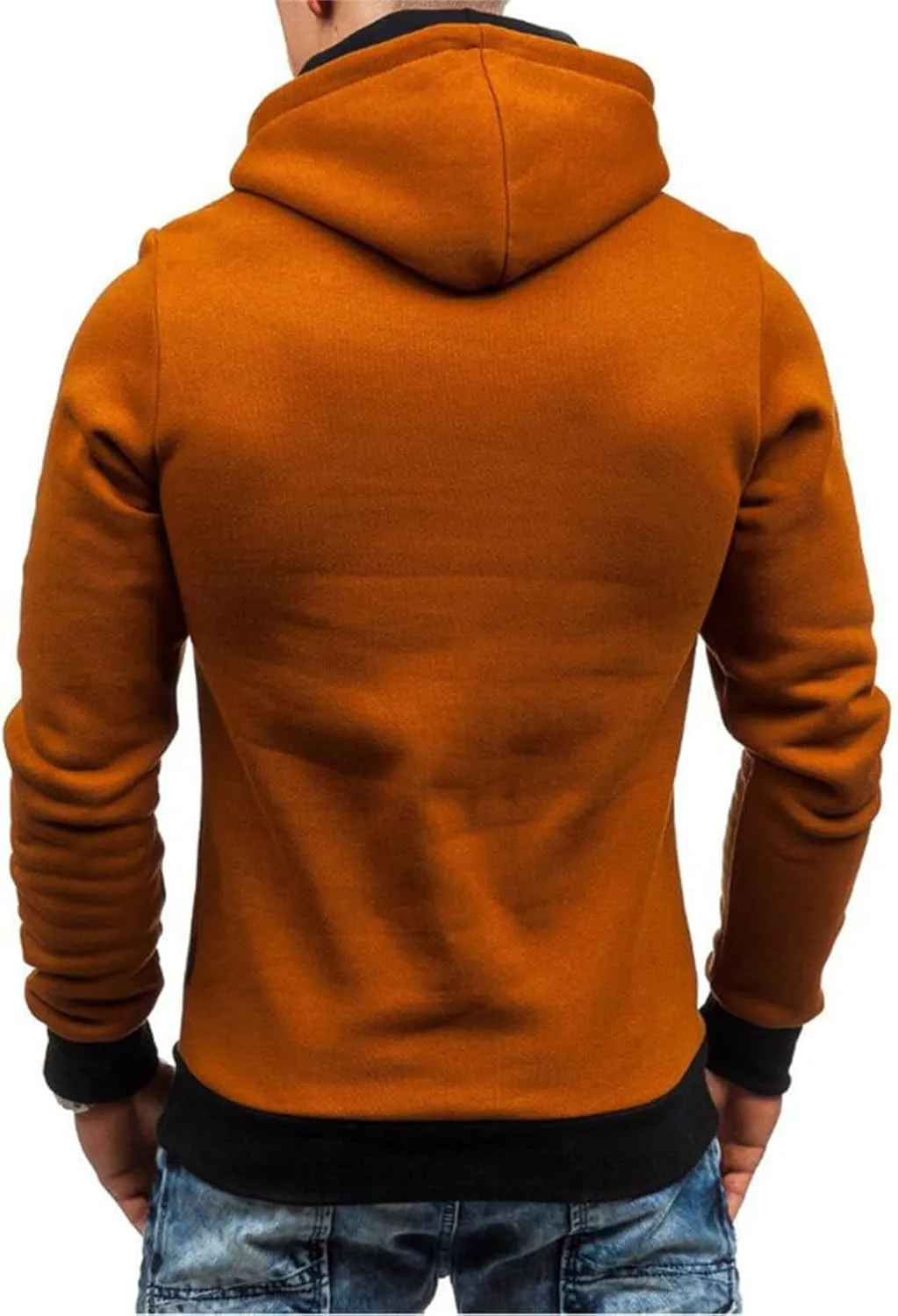 Quarter Zip Pullover Men Fleece Hoodies Winter Sweatshirts Hoodies Long Sleeve Shirts Warm Fall Hoodies